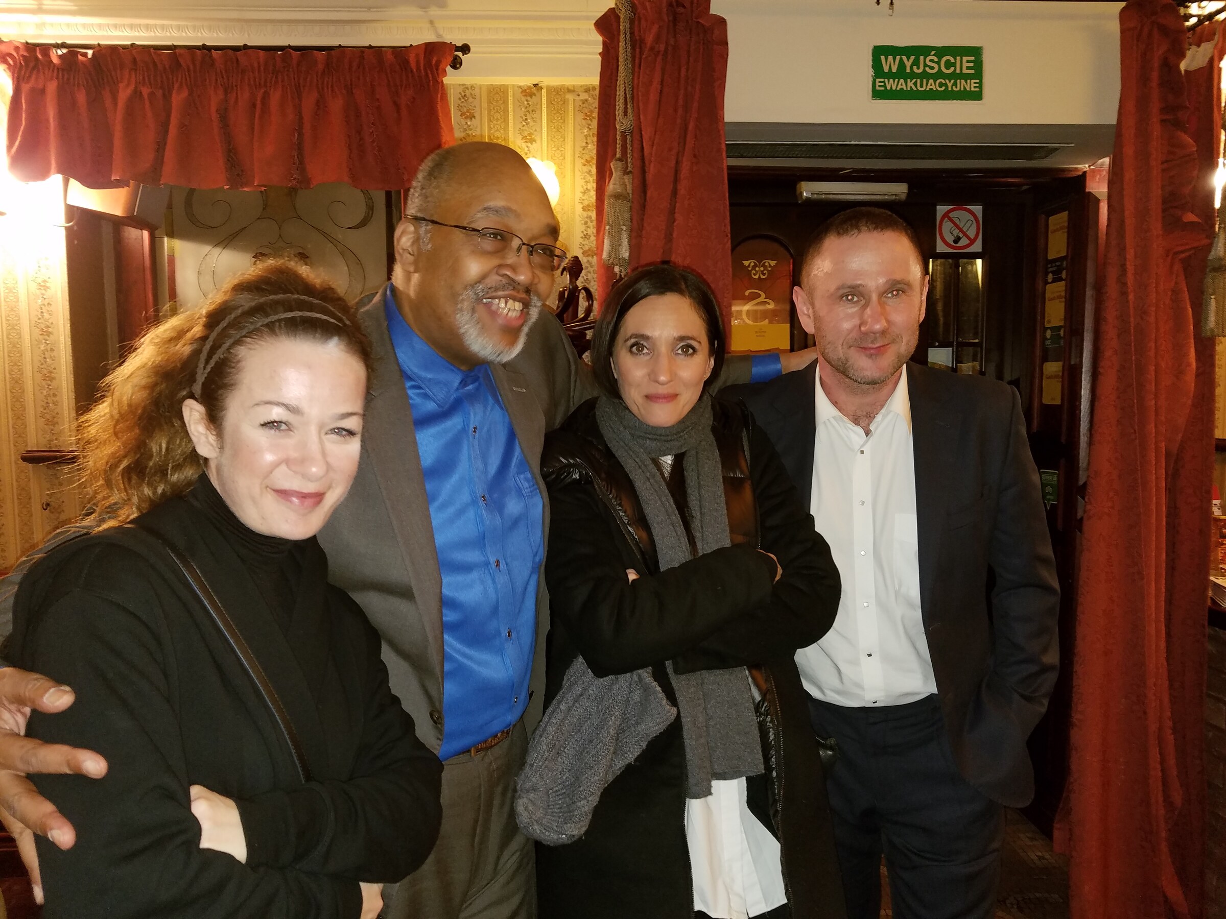RJA gathering with jazz artists · February 6, 2018