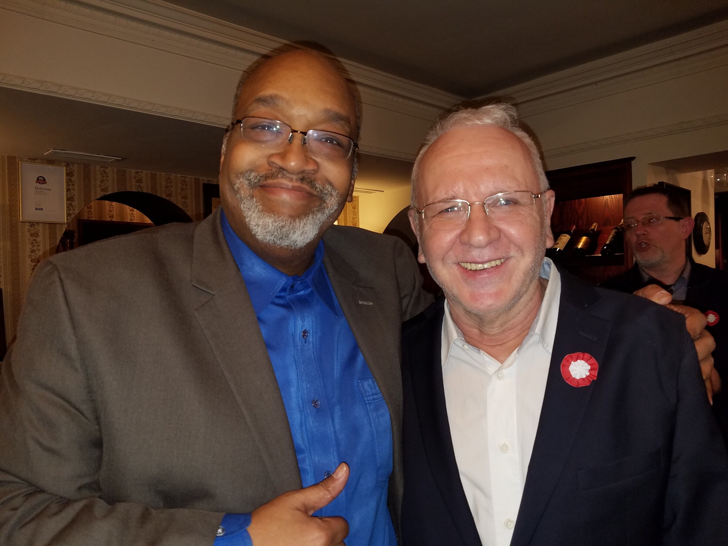 RJA gathering with jazz artists · February 6, 2018