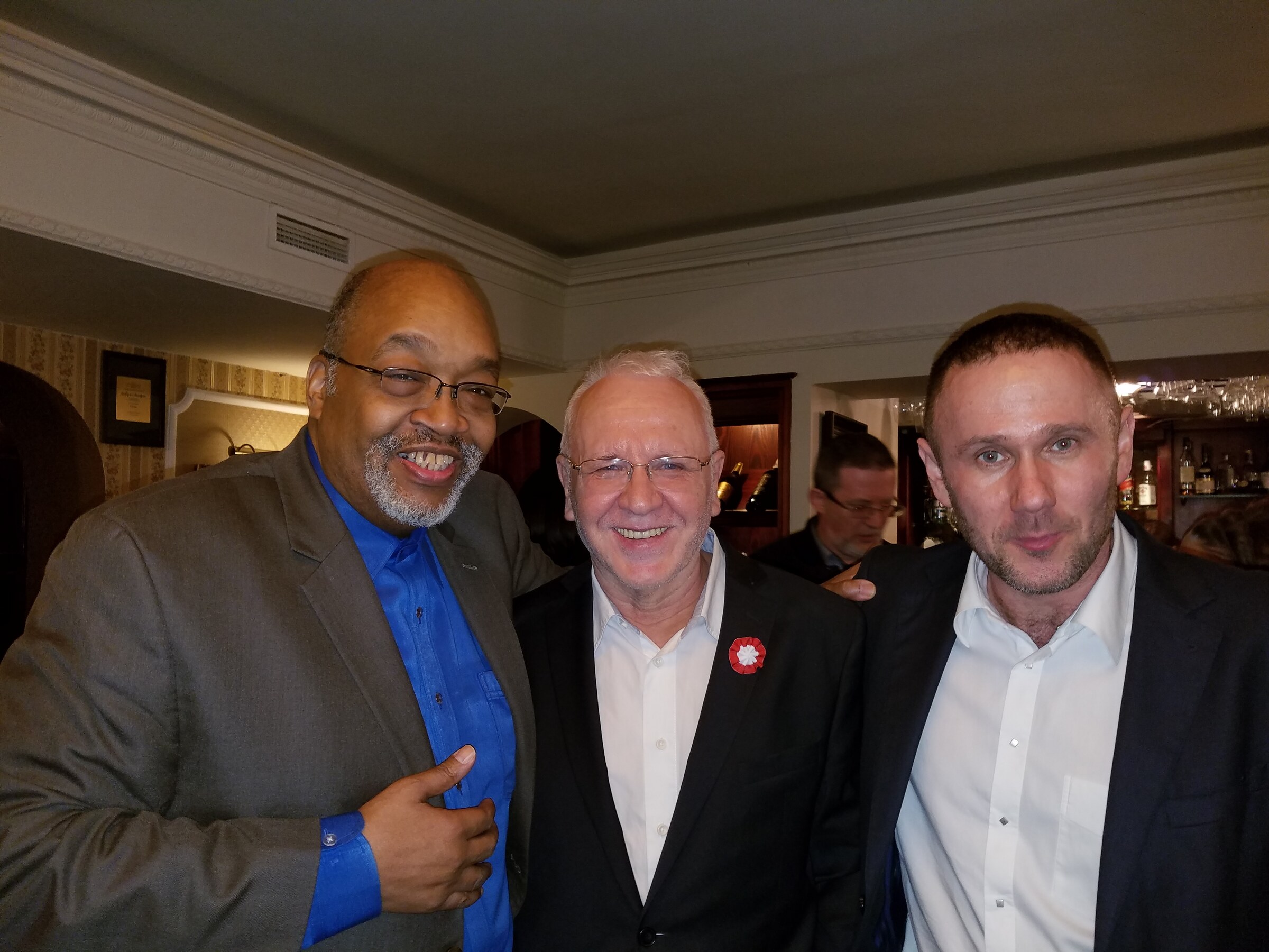 RJA gathering with jazz artists · February 6, 2018