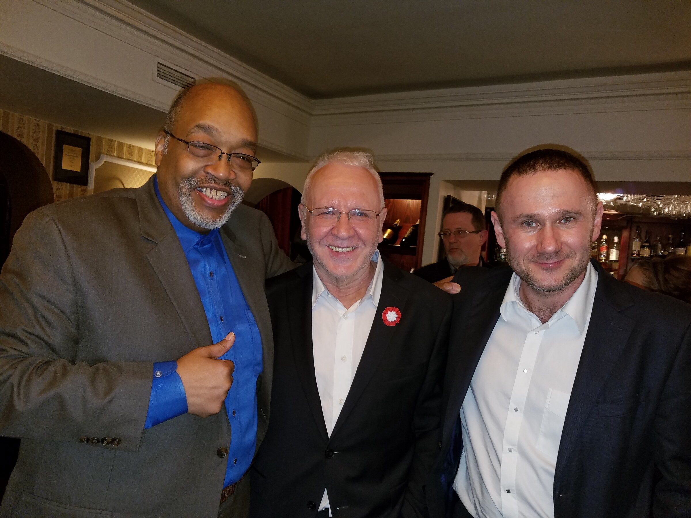 RJA gathering with jazz artists · February 6, 2018