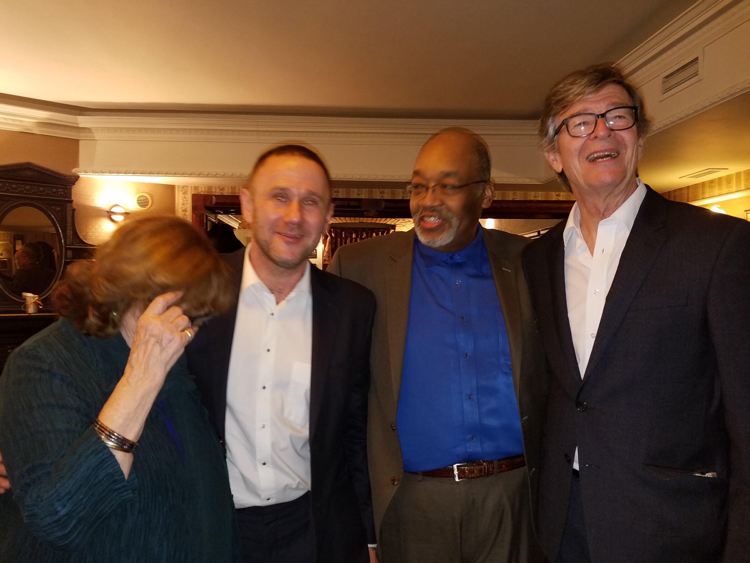 RJA gathering with jazz artists · February 6, 2018