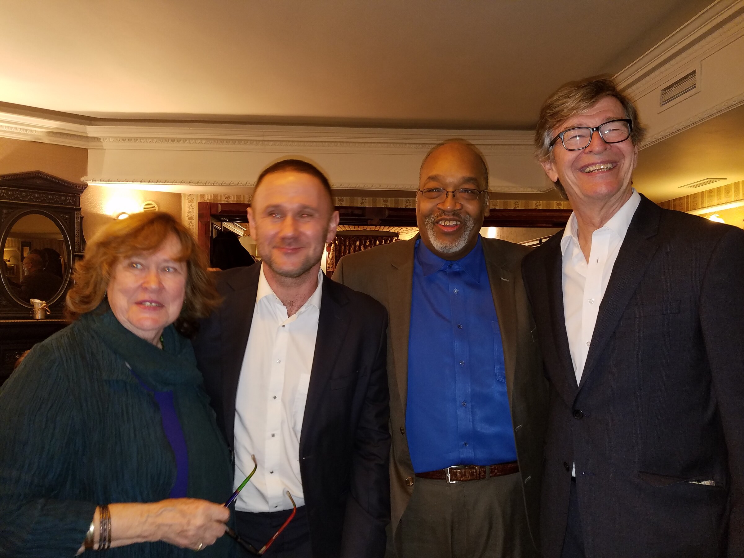 RJA gathering with jazz artists · February 6, 2018