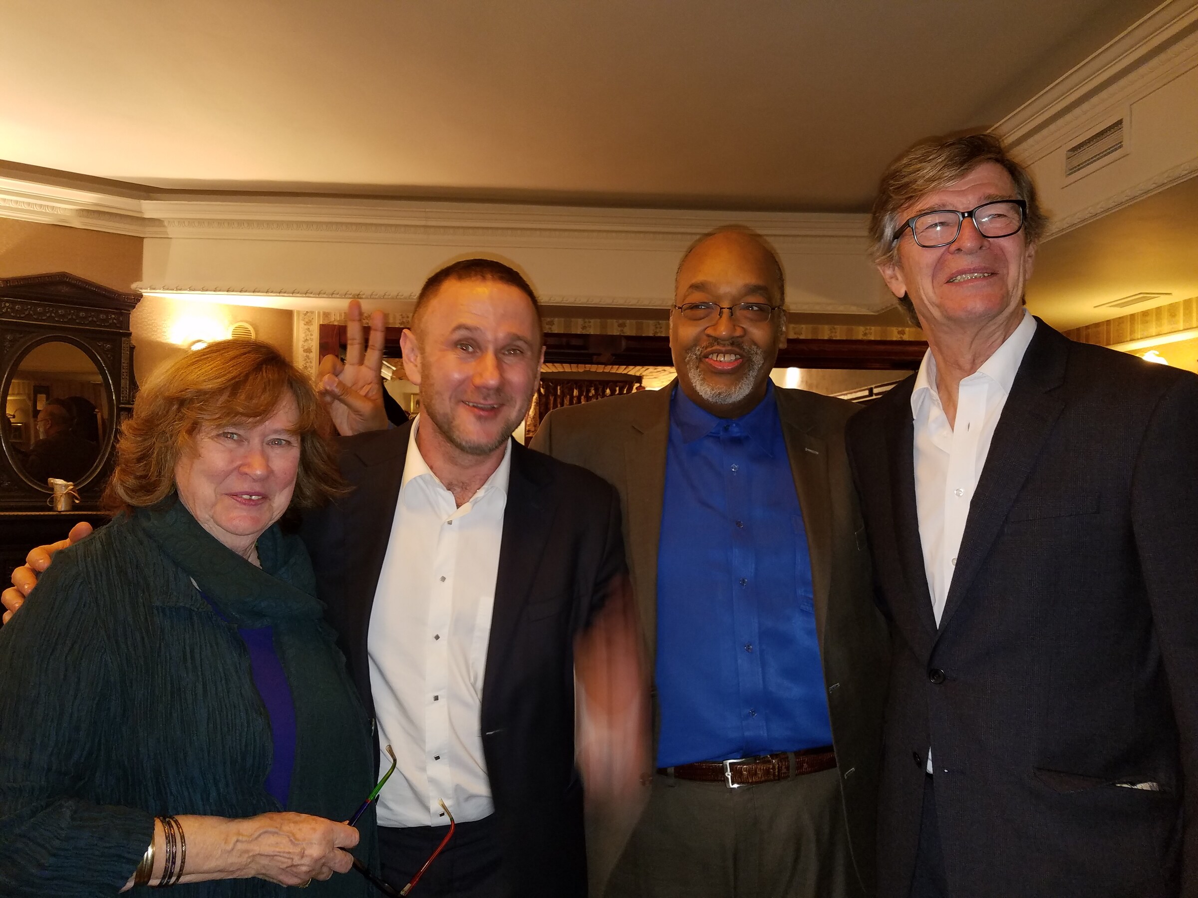 RJA gathering with jazz artists · February 6, 2018