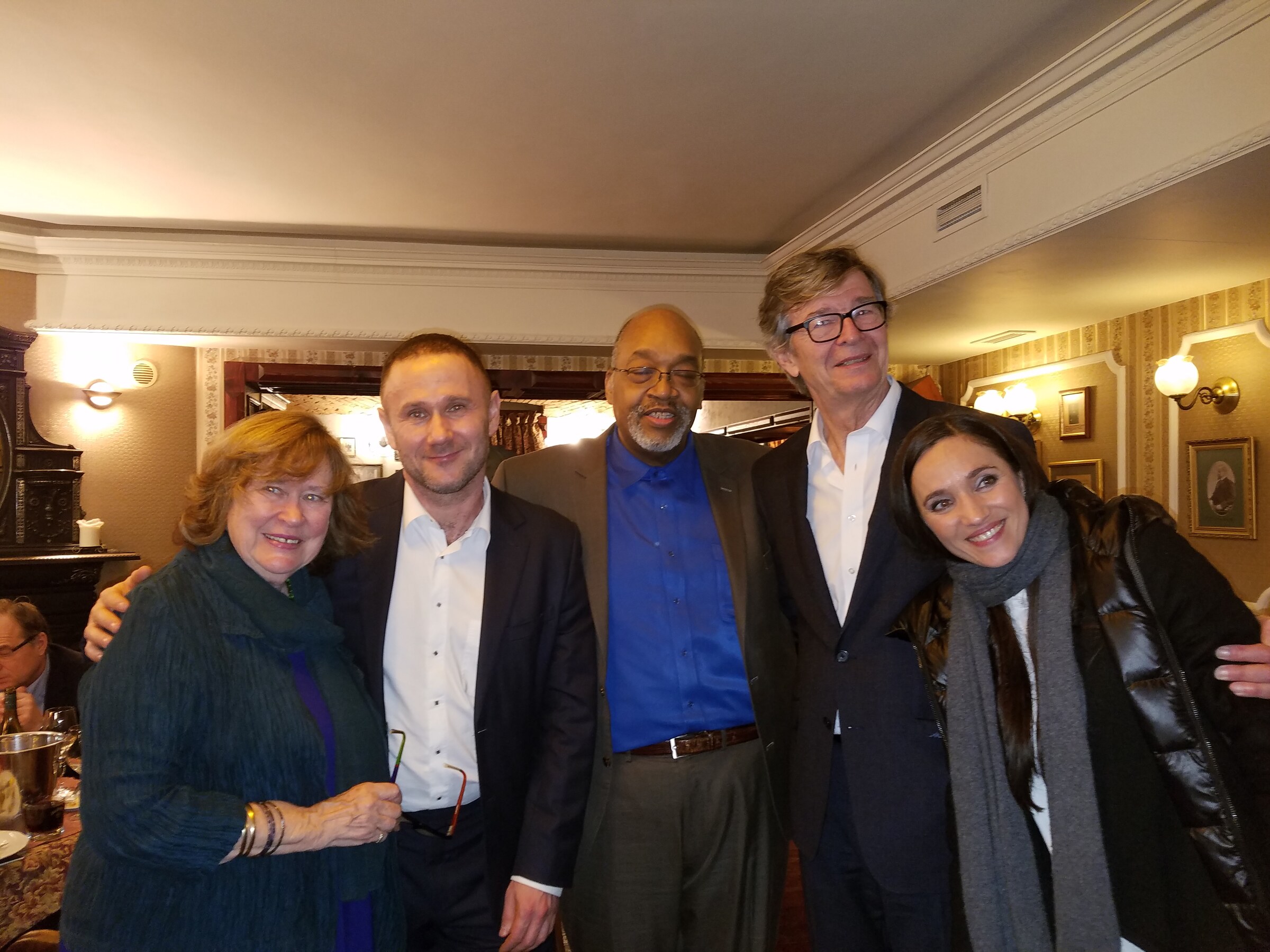 RJA gathering with jazz artists · February 6, 2018