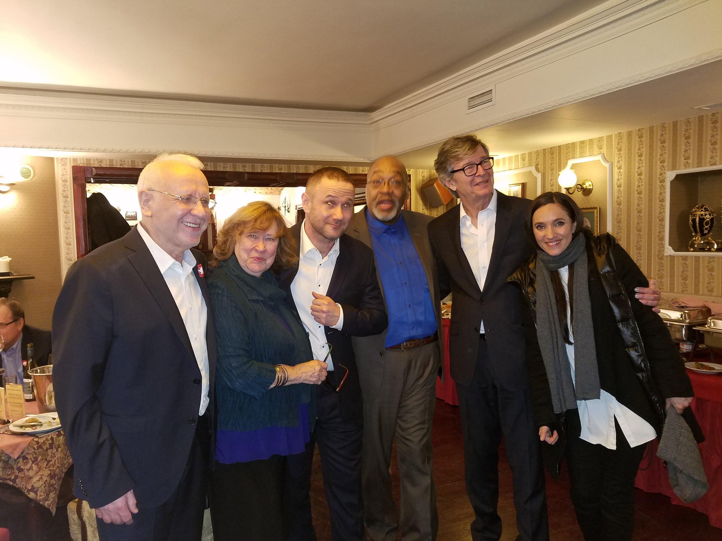RJA gathering with jazz artists · February 6, 2018