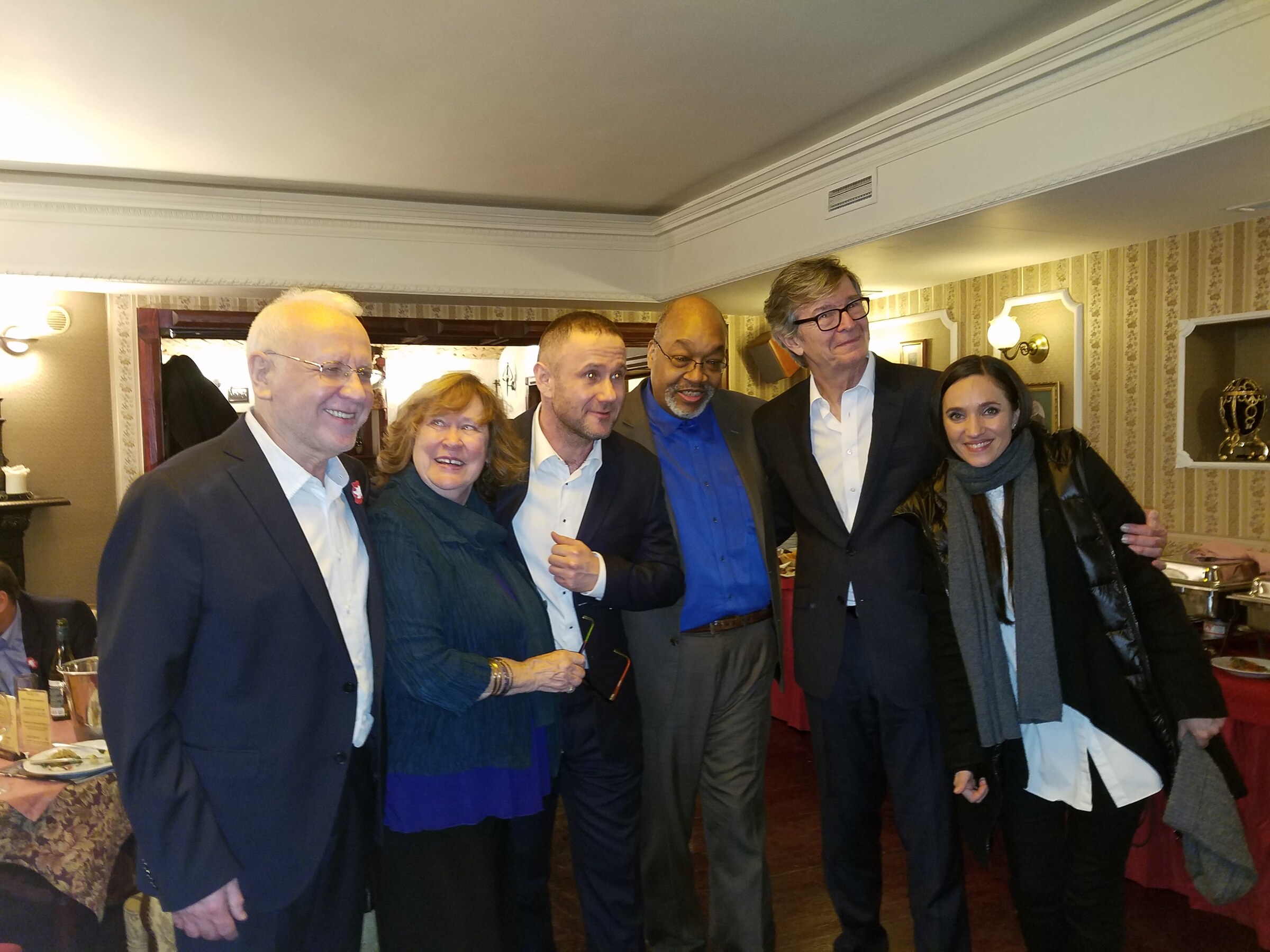 RJA gathering with jazz artists · February 6, 2018