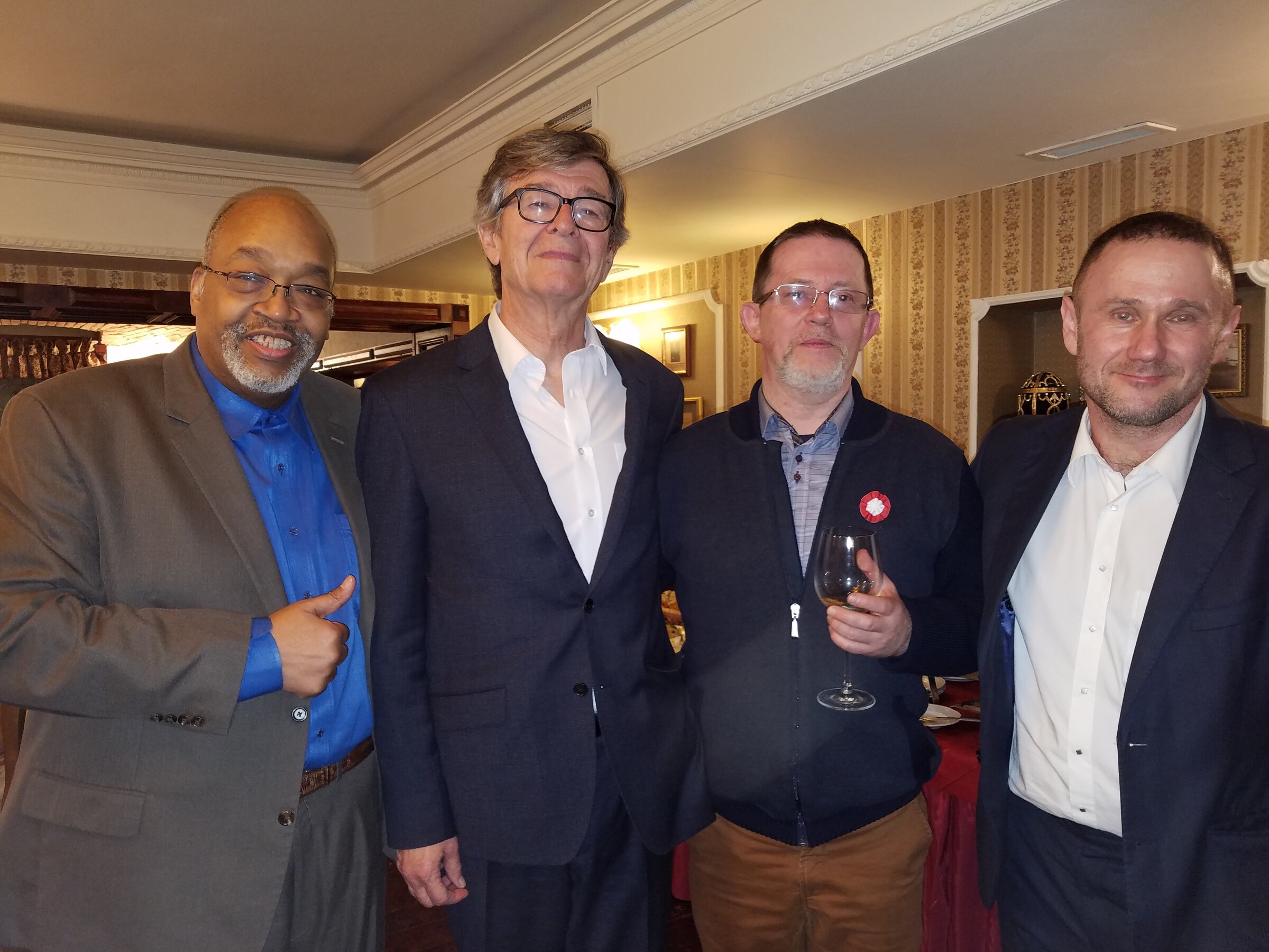RJA gathering with jazz artists · February 6, 2018