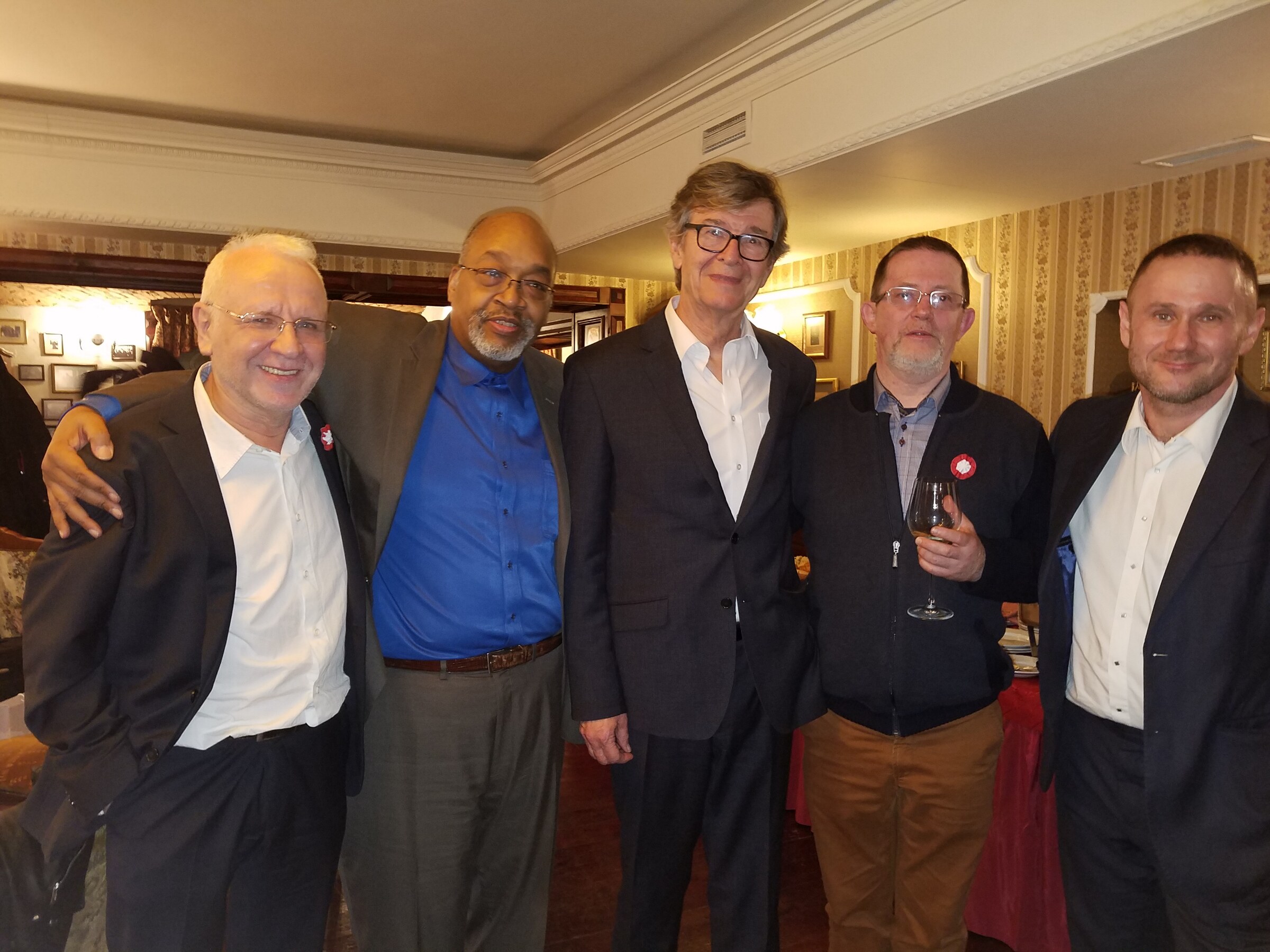 RJA gathering with jazz artists · February 6, 2018