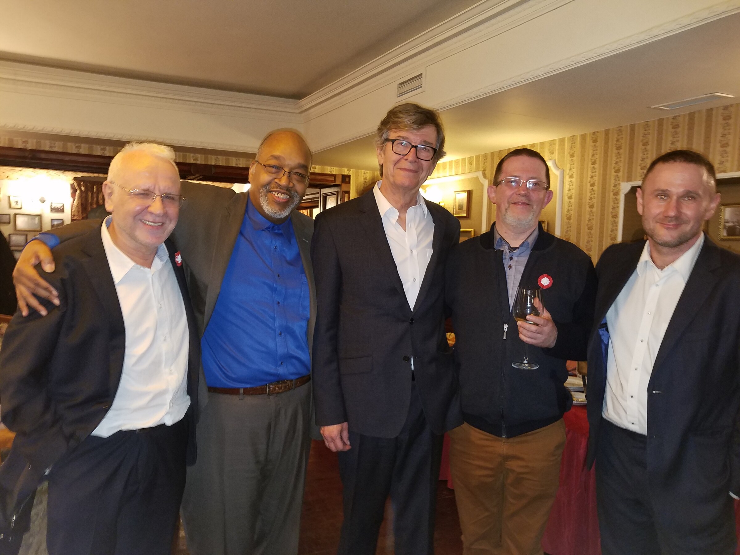 RJA gathering with jazz artists · February 6, 2018