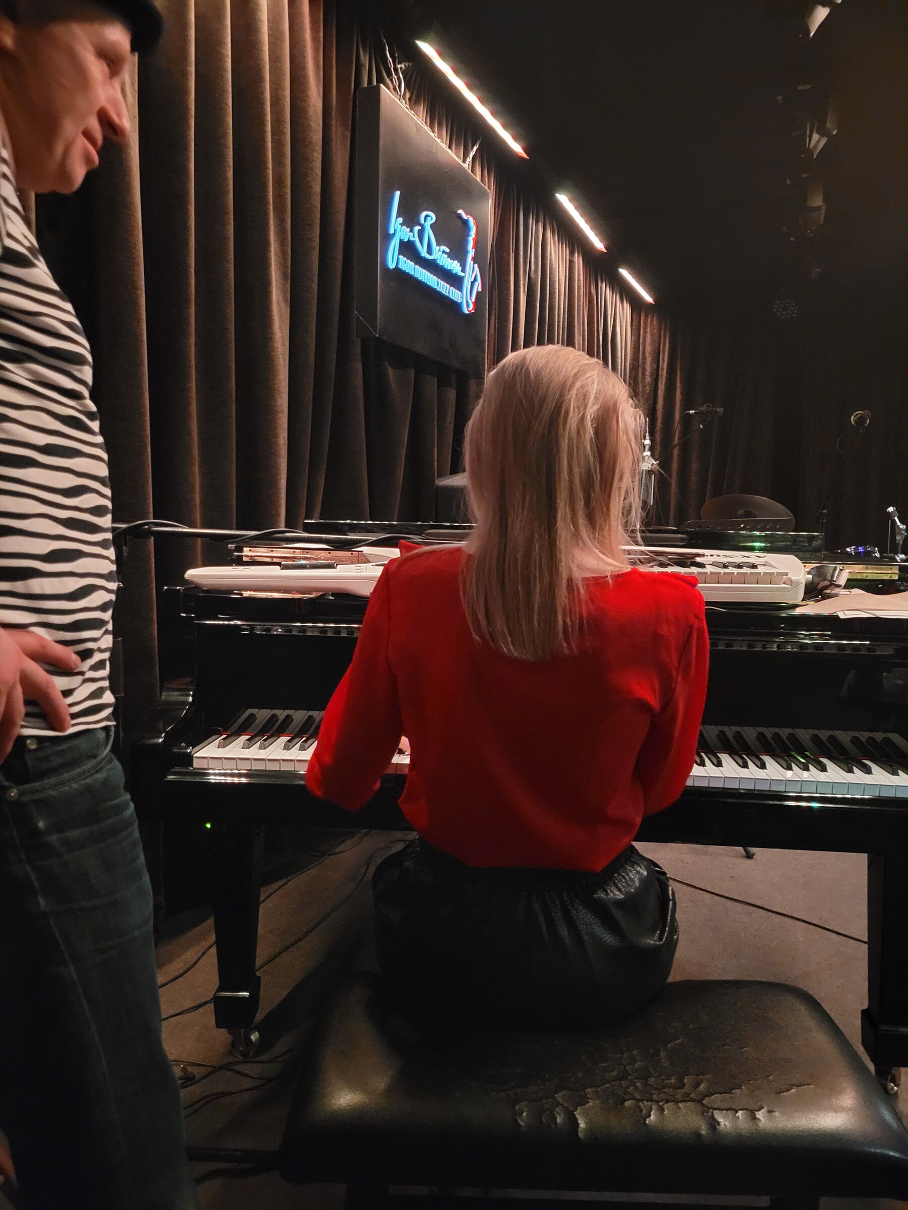 Jazz rehearsal and live performance · January 22, 2022