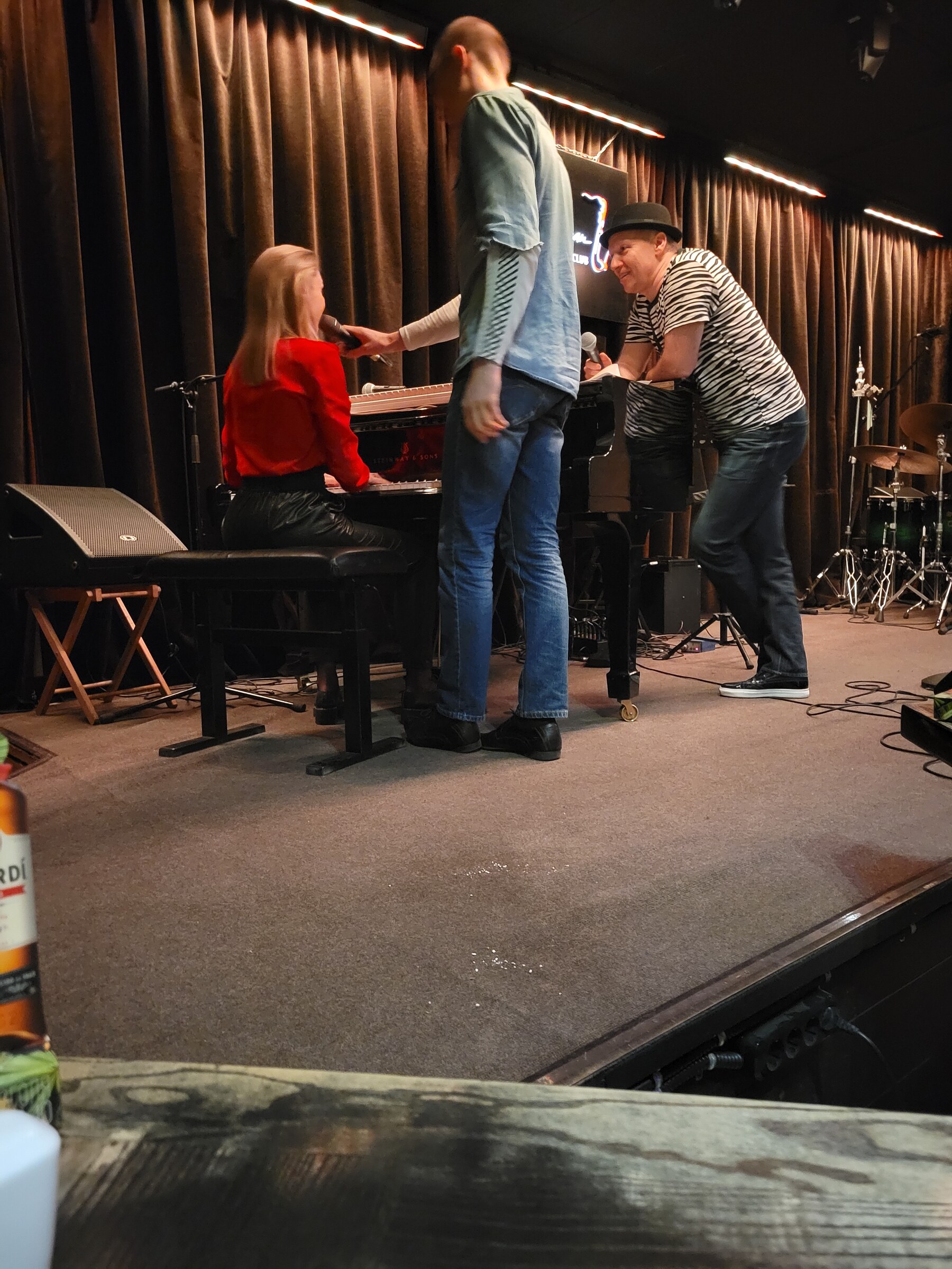 Jazz rehearsal and live performance · January 22, 2022
