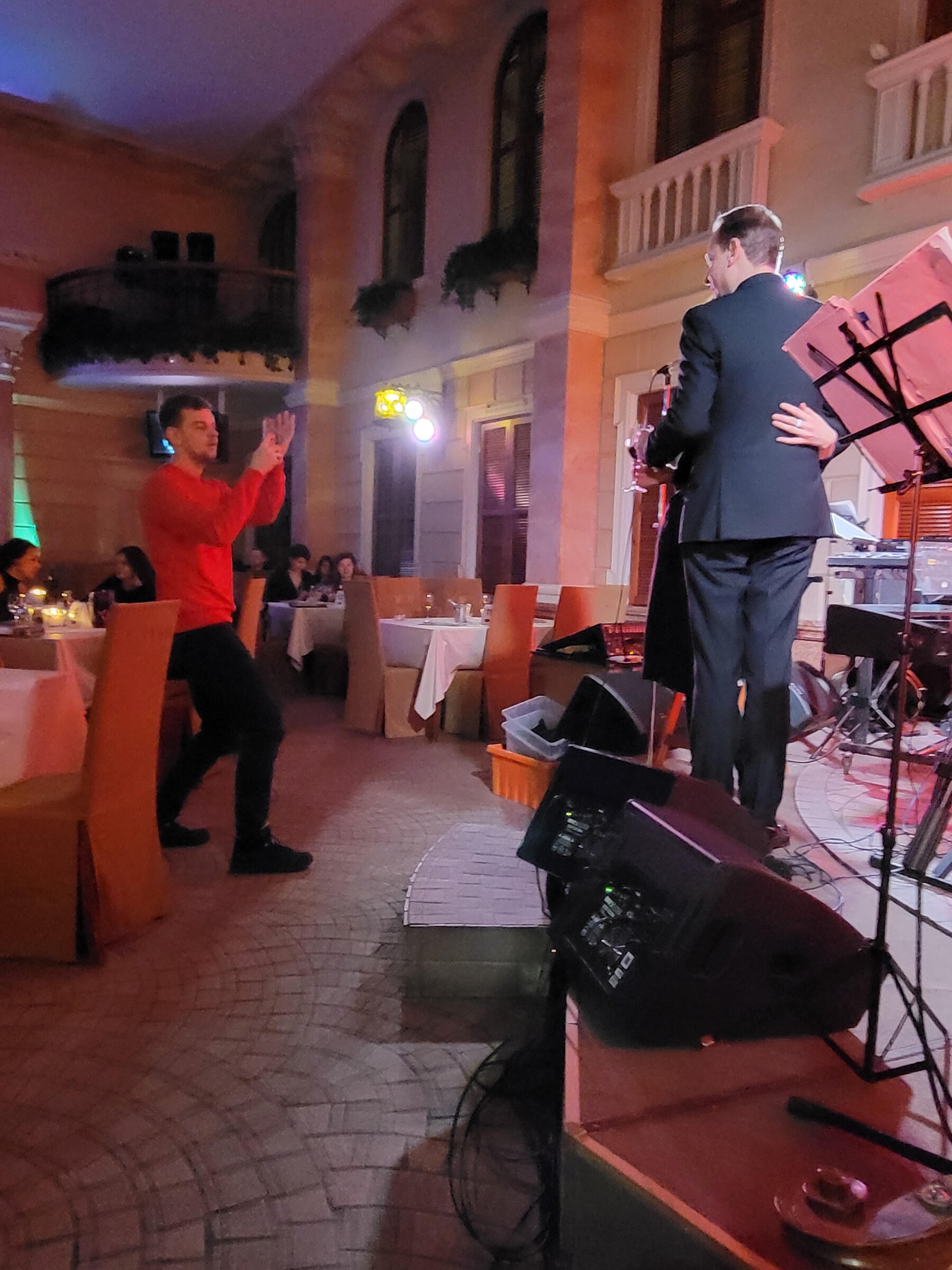 Jazz rehearsal and live performance · January 22, 2022