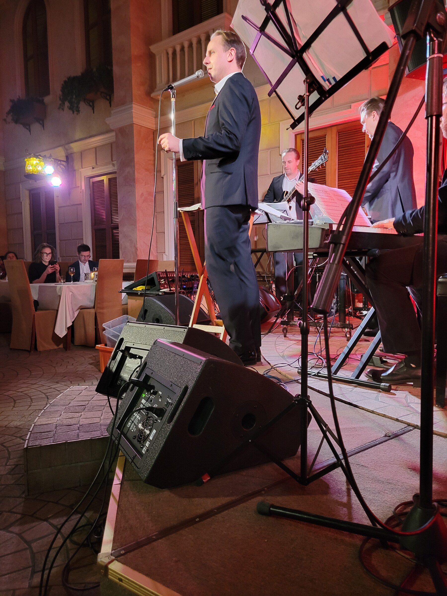 Jazz rehearsal and live performance · January 22, 2022