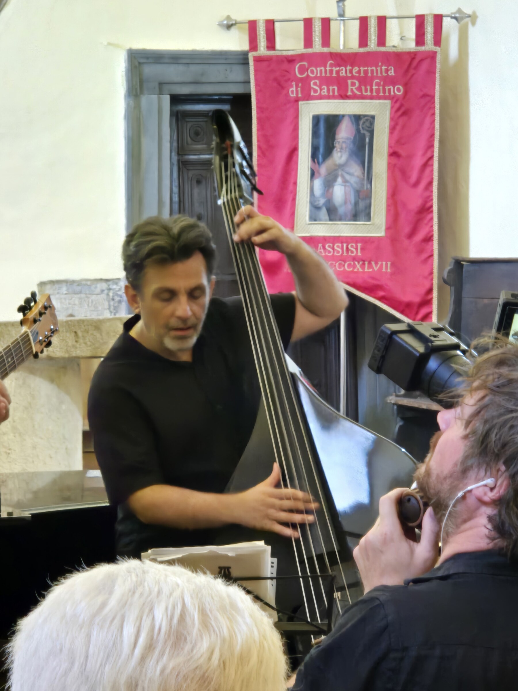 RJA filming and live jazz — Perugia, Italy · July 10, 2025