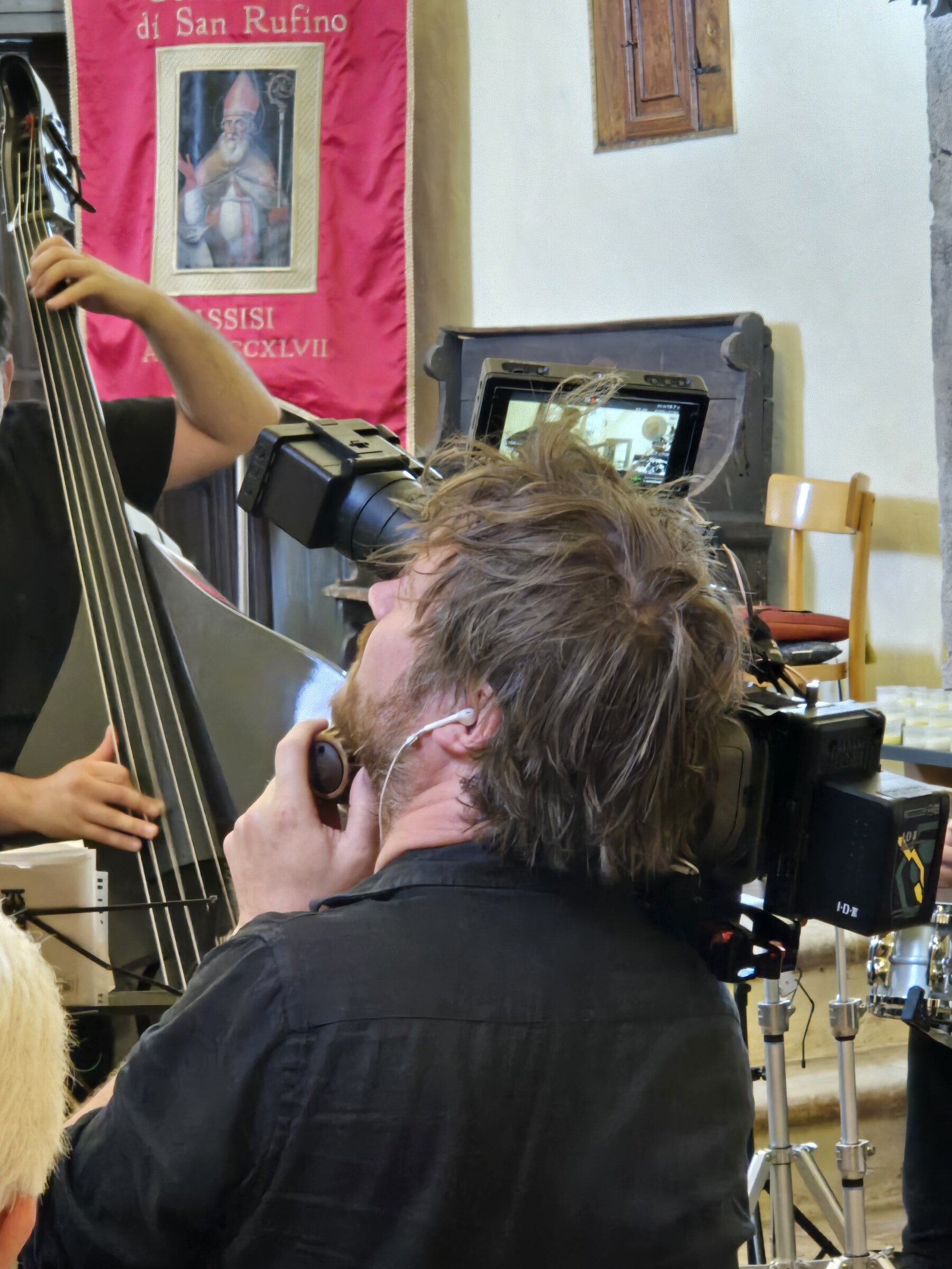 RJA filming and live jazz — Perugia, Italy · July 10, 2025