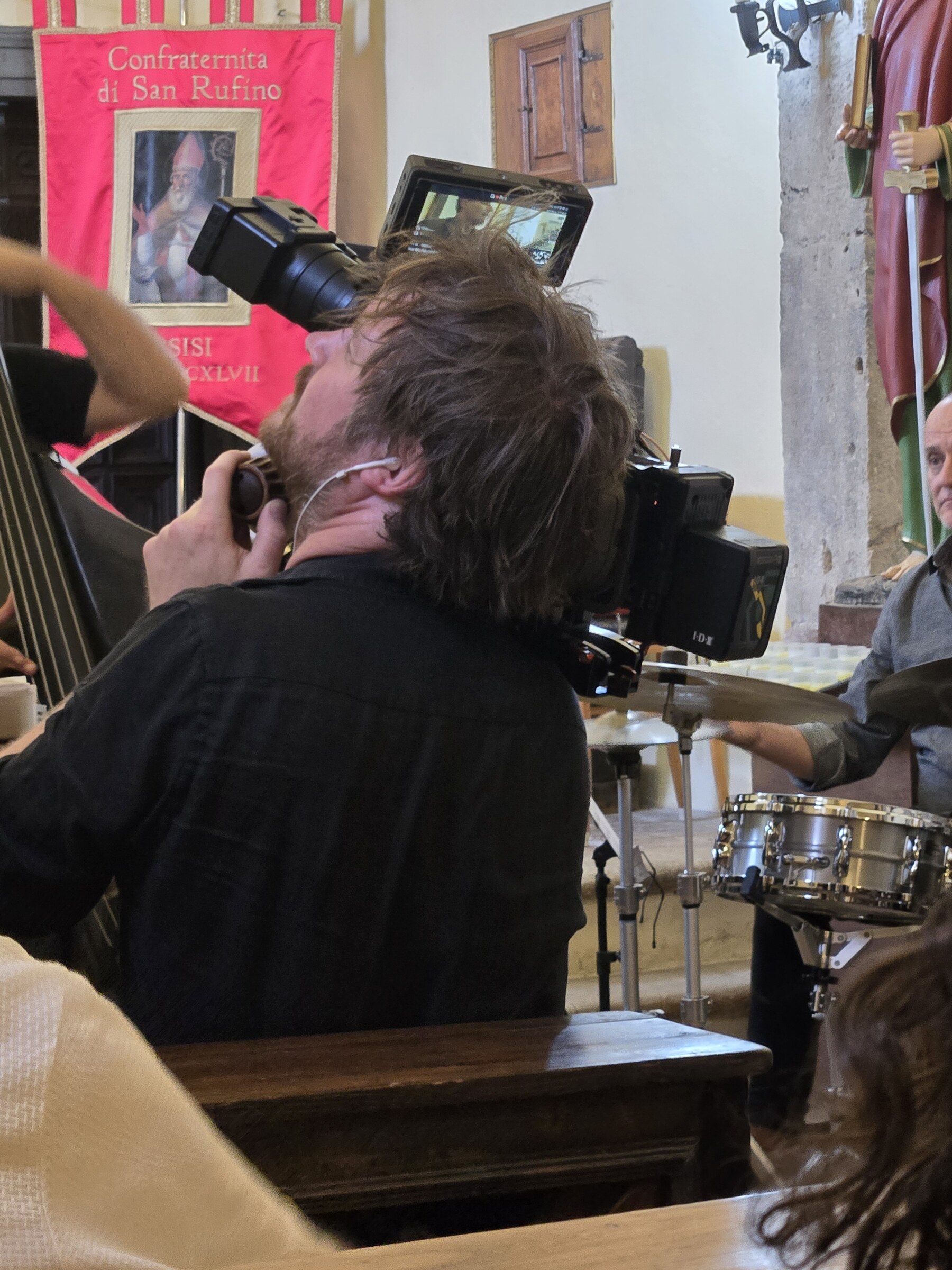 RJA filming and live jazz — Perugia, Italy · July 10, 2025