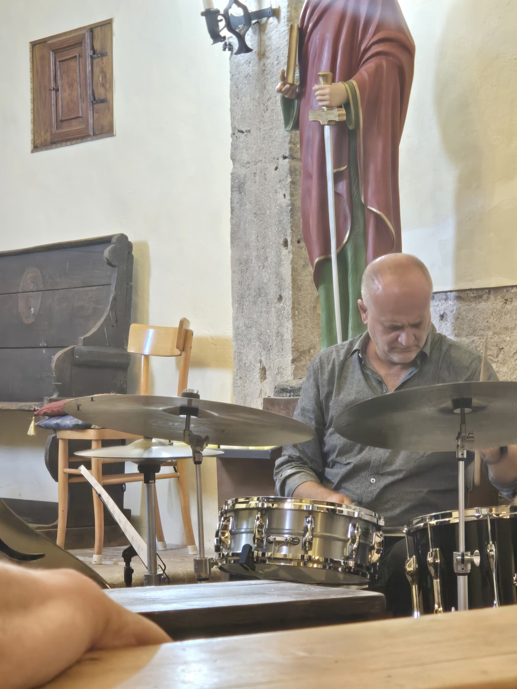 RJA filming and live jazz — Perugia, Italy · July 10, 2025