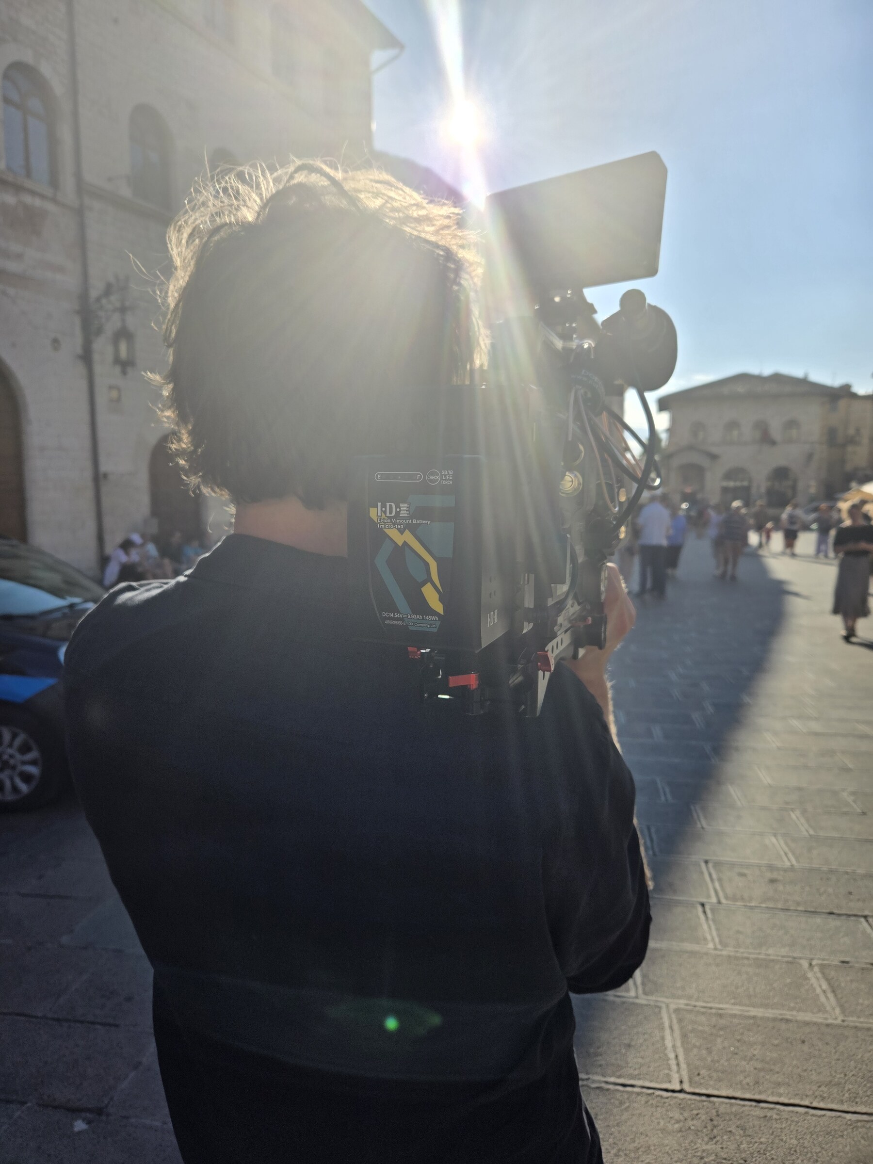 RJA filming and live jazz — Perugia, Italy · July 10, 2025