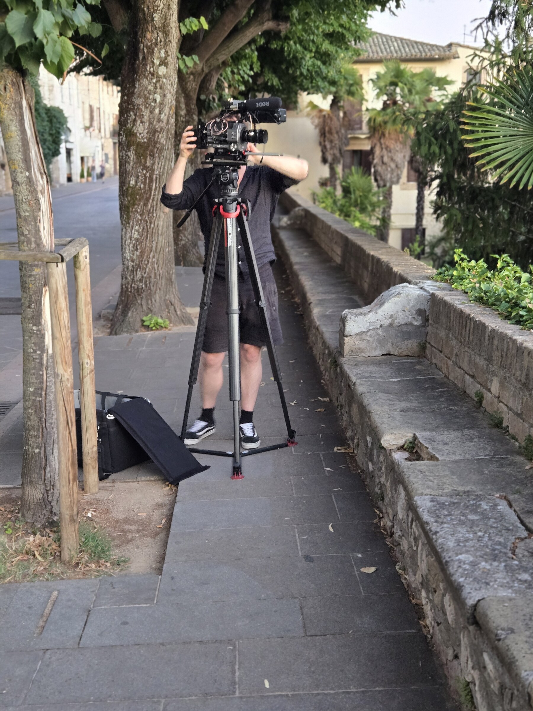 RJA filming and live jazz — Perugia, Italy · July 10, 2025