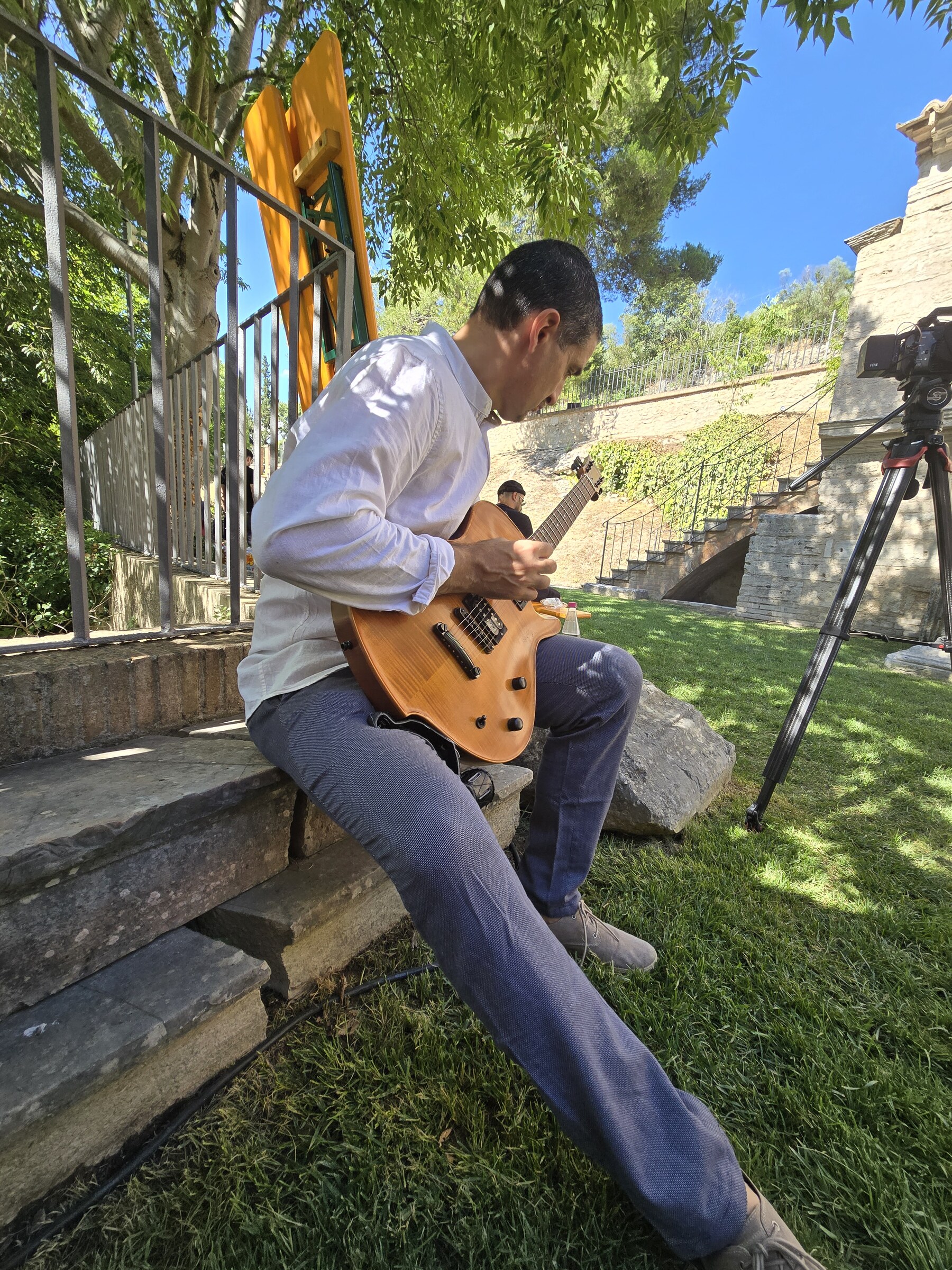 RJA filming and live jazz — Perugia, Italy · July 12, 2025
