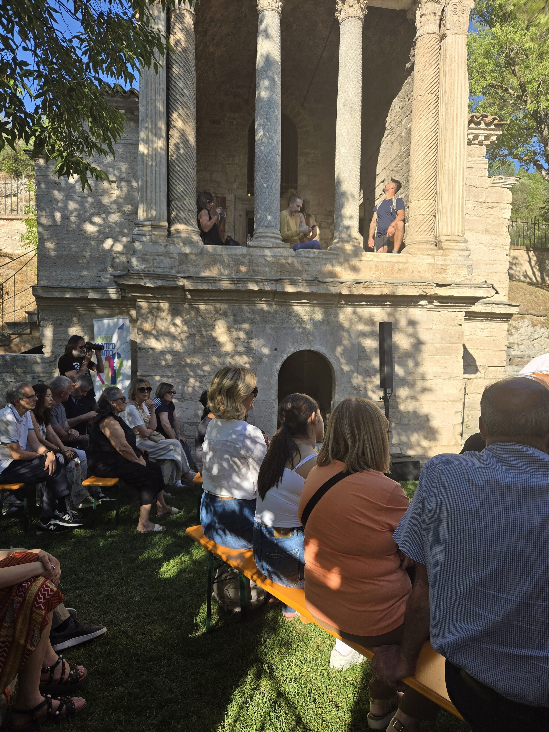 RJA filming and live jazz — Perugia, Italy · July 12, 2025