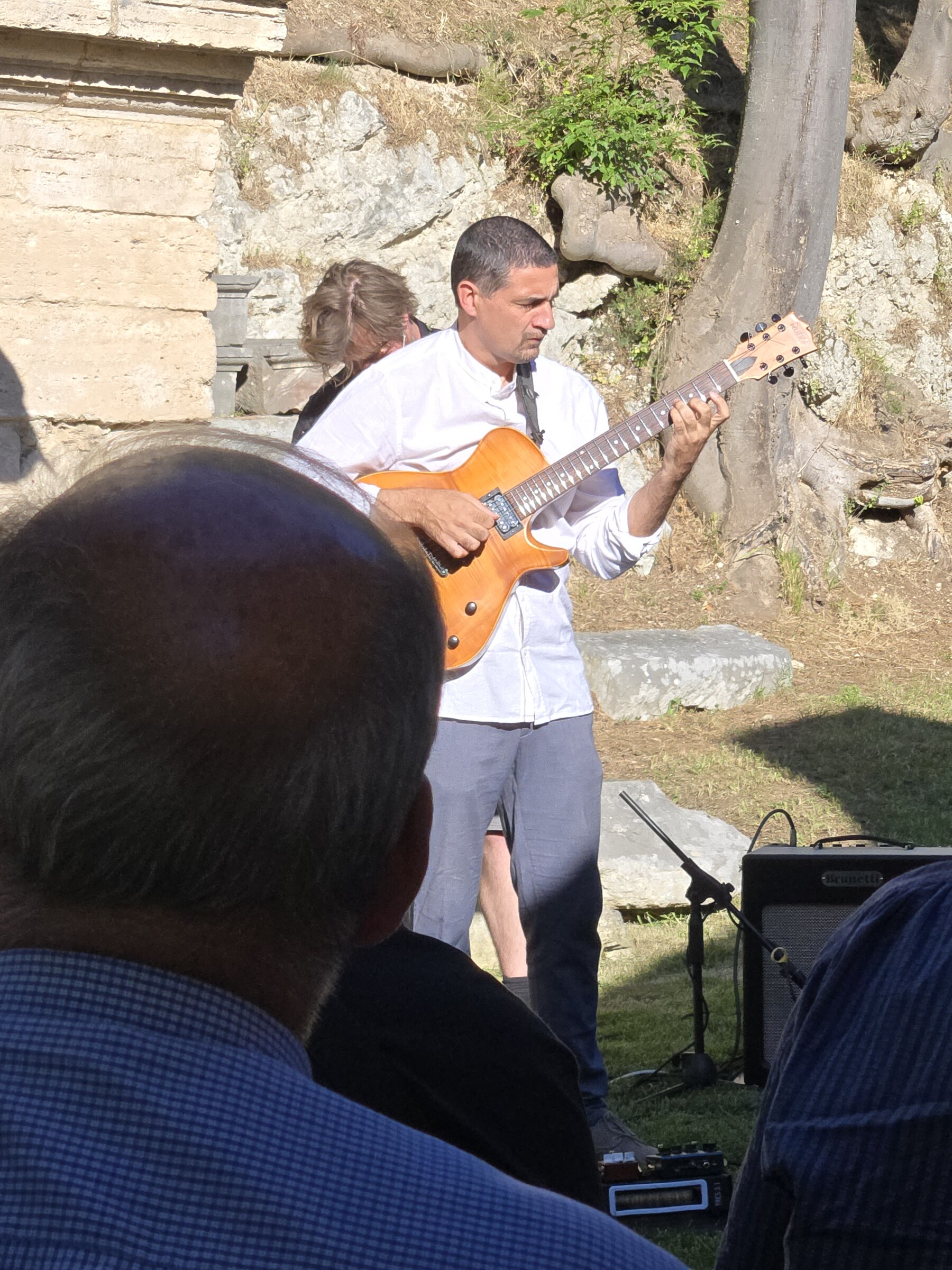 RJA filming and live jazz — Perugia, Italy · July 12, 2025