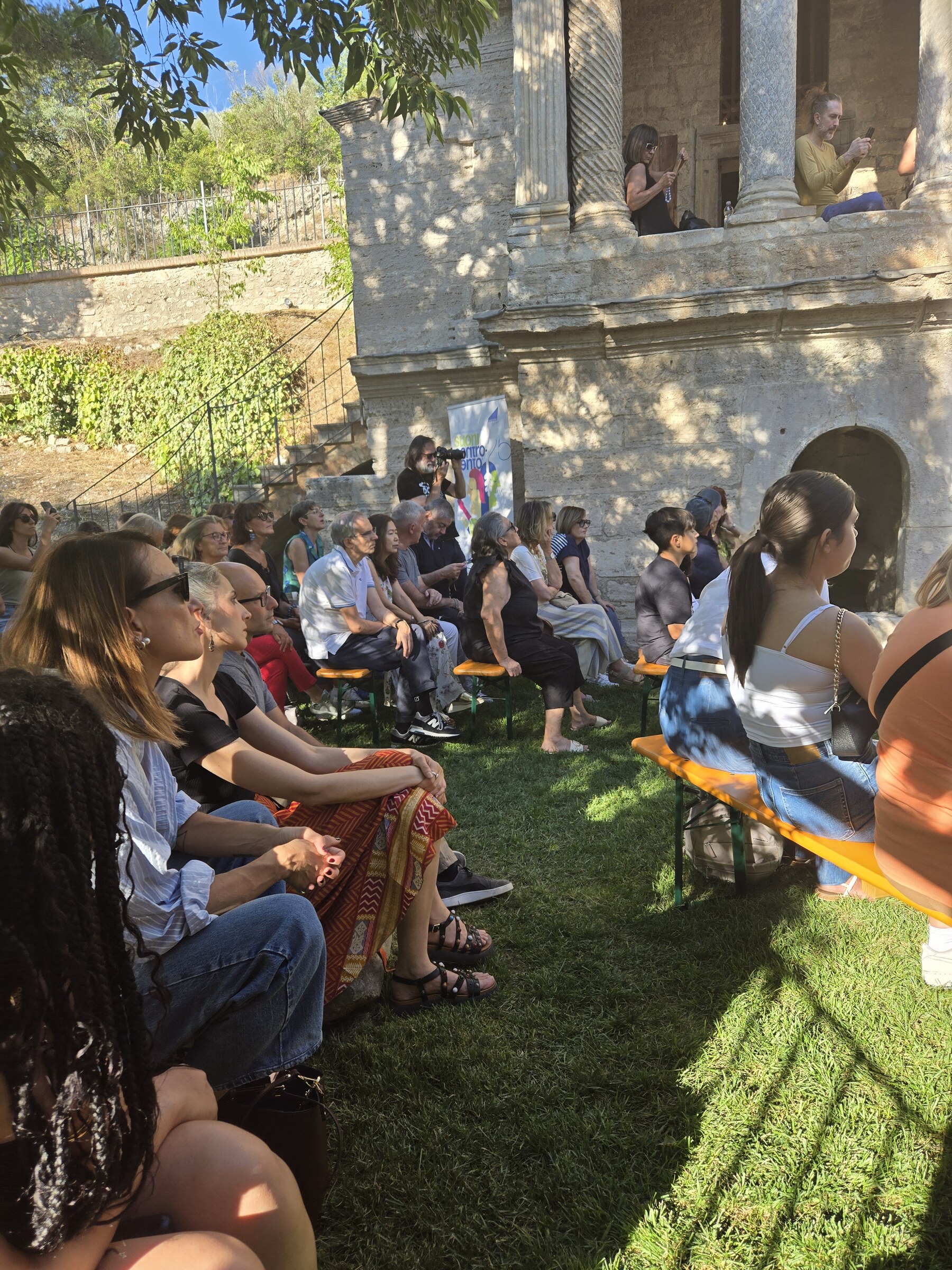 RJA filming and live jazz — Perugia, Italy · July 12, 2025